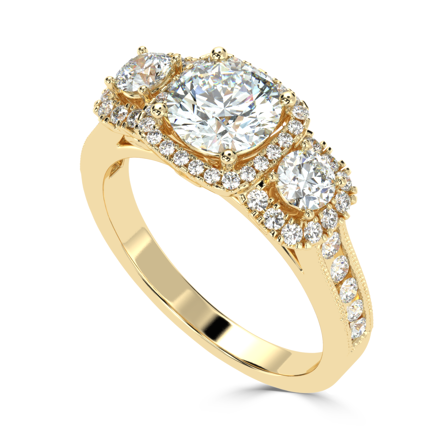 Buy 1.38Ct Solitaire Natural Diamond Ring  | SolitaireKart